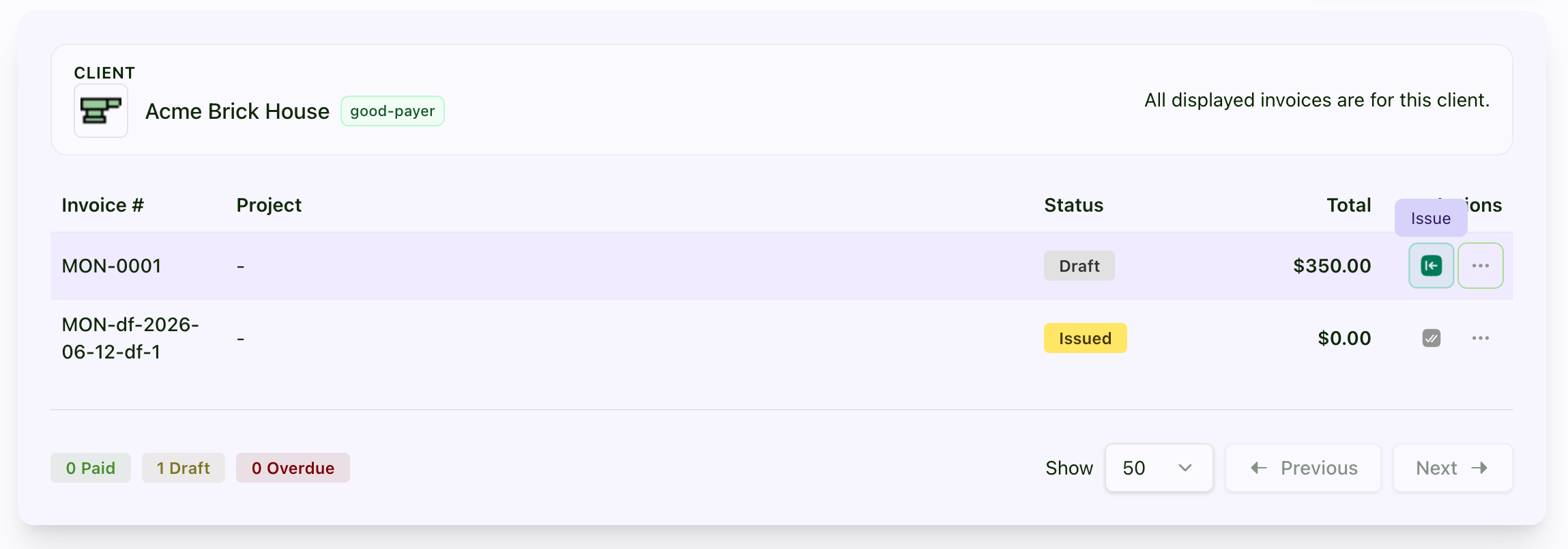 Billable Hub estimate and job workflow with secure client review